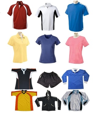 Custom sports apparels